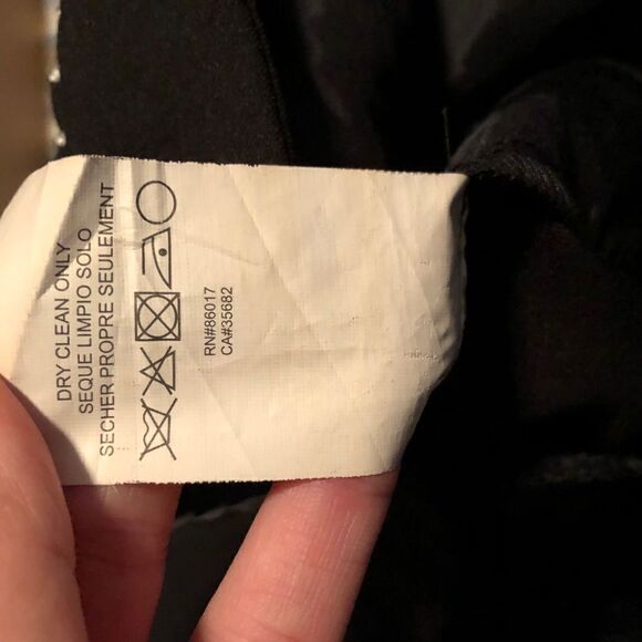 Bebe black dress pants with white stitching - Picture 6 of 11